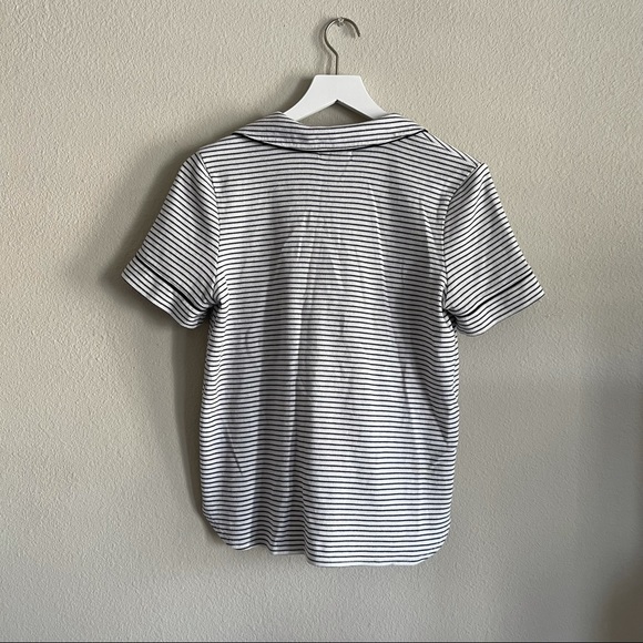 Madewell• pajama top blue stripes - Picture 5 of 6